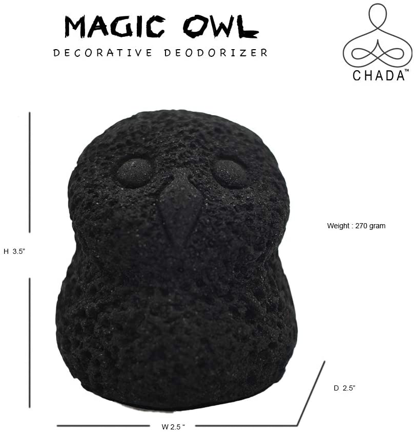 CHADA - Magic  Owl     Activated Charcoal Decorative Deodorizer